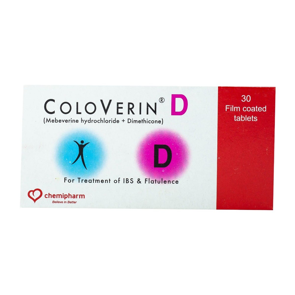 Coloverin D - 30 Tablets - Bloom Pharmacy