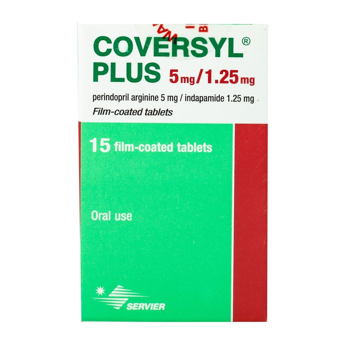 Coversyl Plus 5 mg-1.25 mg - 15 Tablets - Bloom Pharmacy