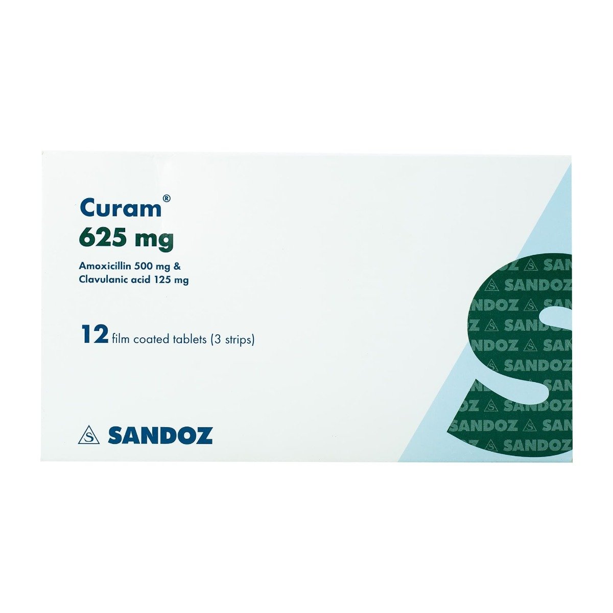 Curam 625 mg - 12 Tablets - Bloom Pharmacy