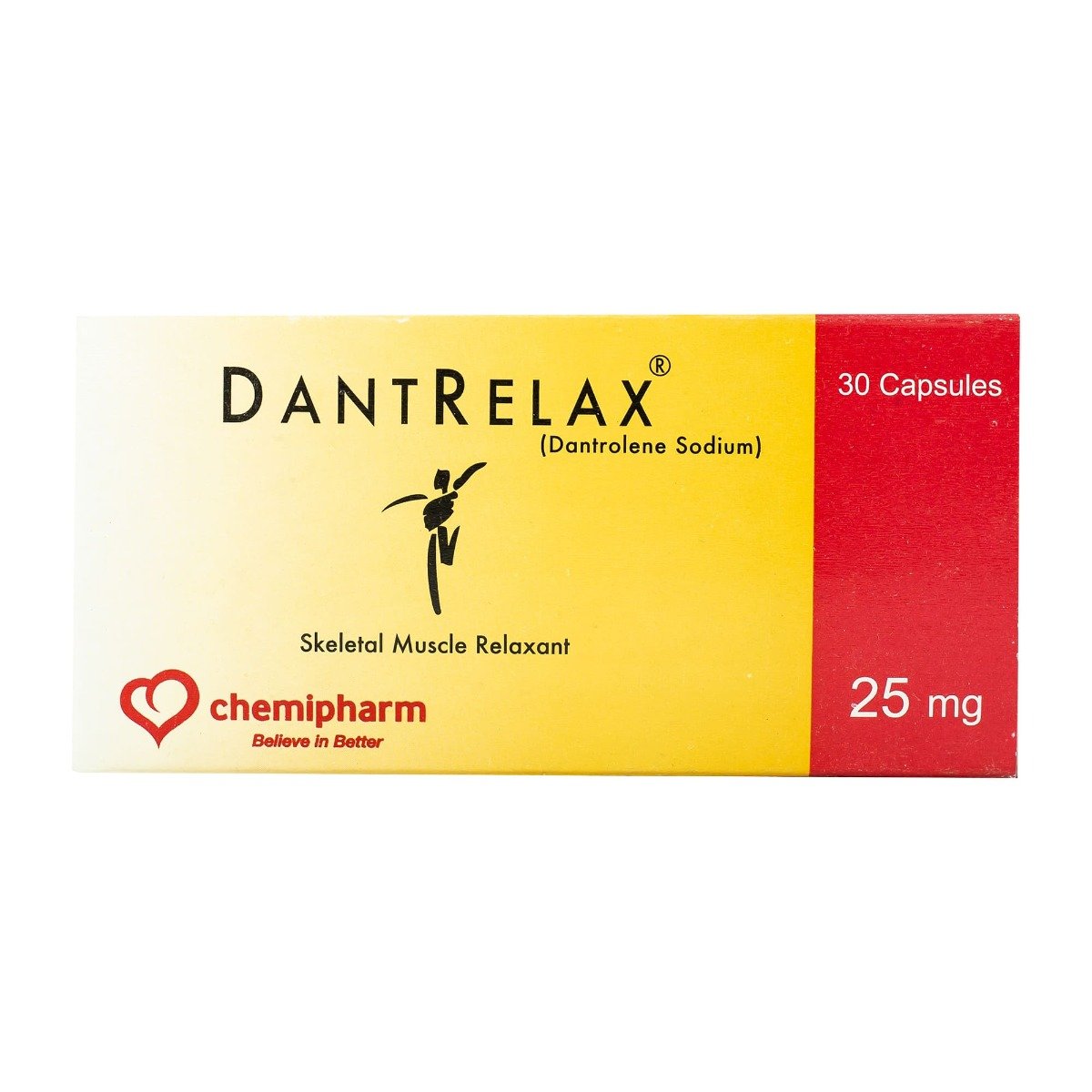 Dantrelax 25 mg - 30 Capsules - Bloom Pharmacy