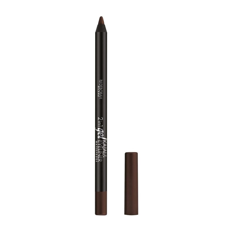 Deborah D 2 in 1 Gel Kajal & Eye Liner Pencil Waterproof - Bloom Pharmacy