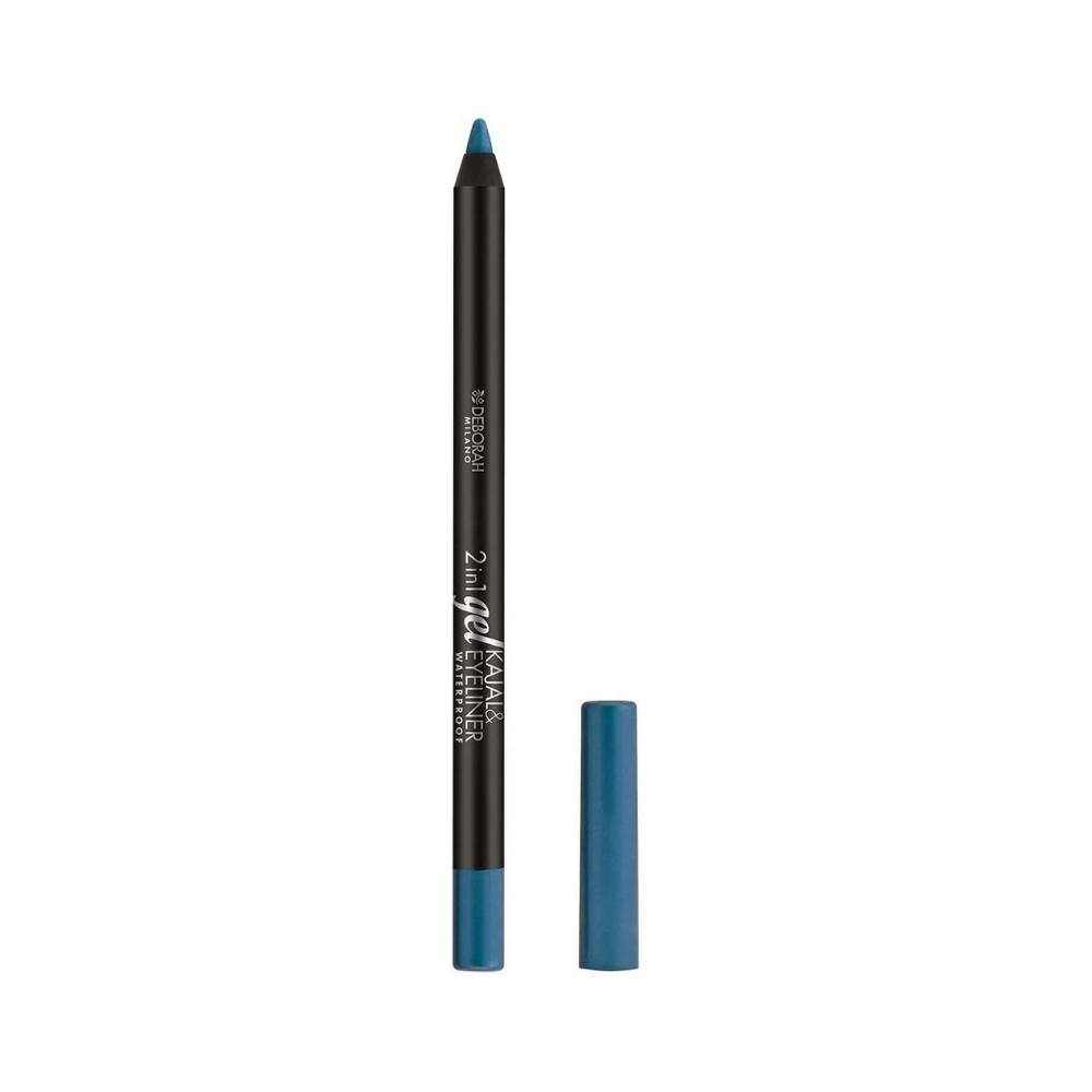 Deborah D 2 in 1 Gel Kajal & Eye Liner Pencil Waterproof - Bloom Pharmacy