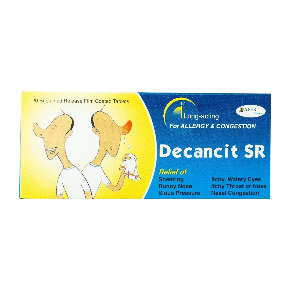 Decancit SR - 20 Tablets - Bloom Pharmacy