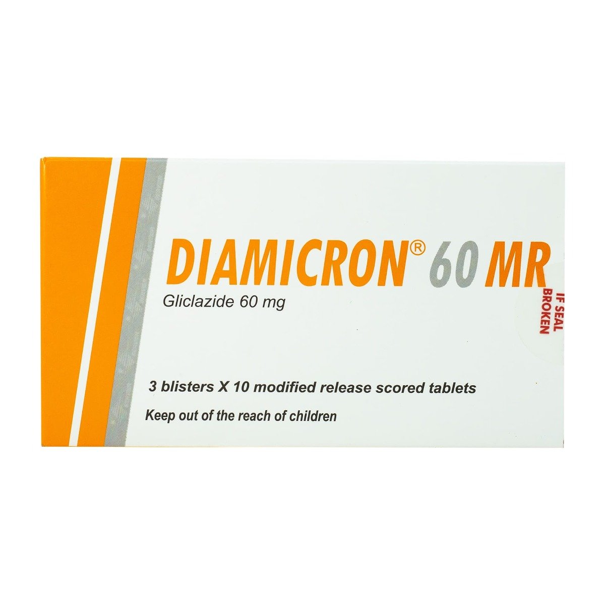 Diamicron MR 60 mg - 30 Tablets - Bloom Pharmacy