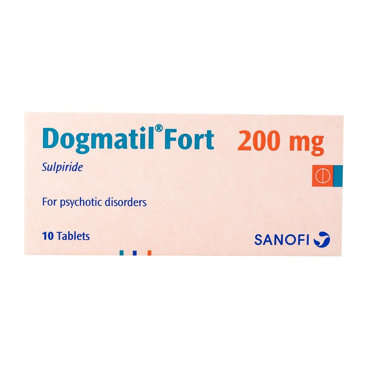 Dogmatil Forte 200 mg - 10 Tablets - Bloom Pharmacy