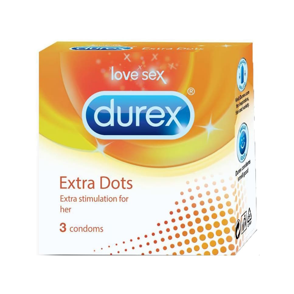 Durex Extra Dots Condoms - Bloom Pharmacy