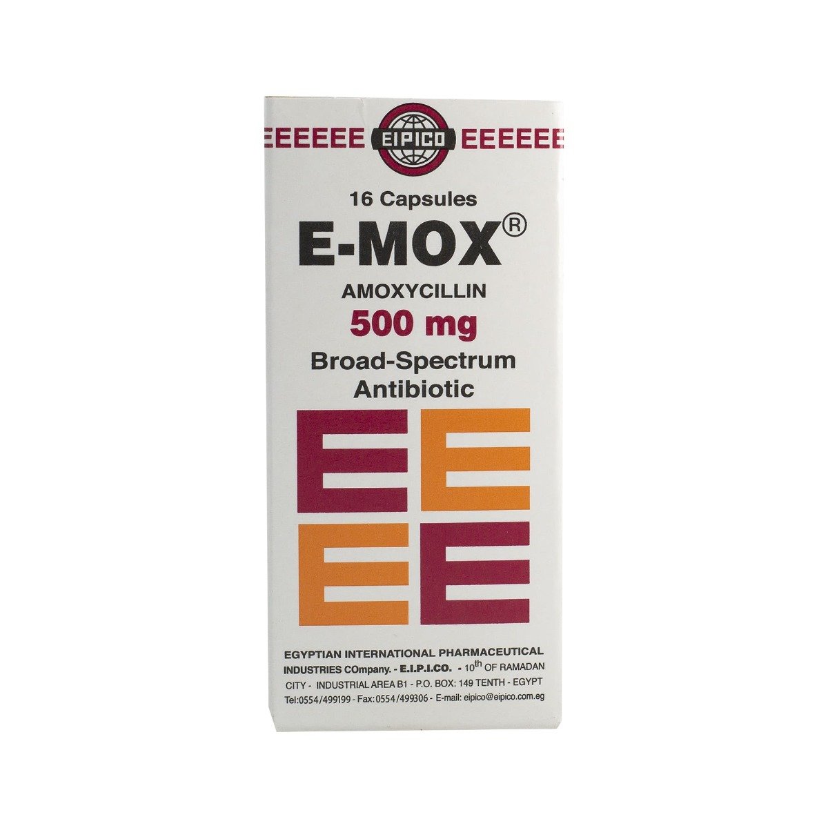 Emox 500 mg - 16 Capsules - Bloom Pharmacy