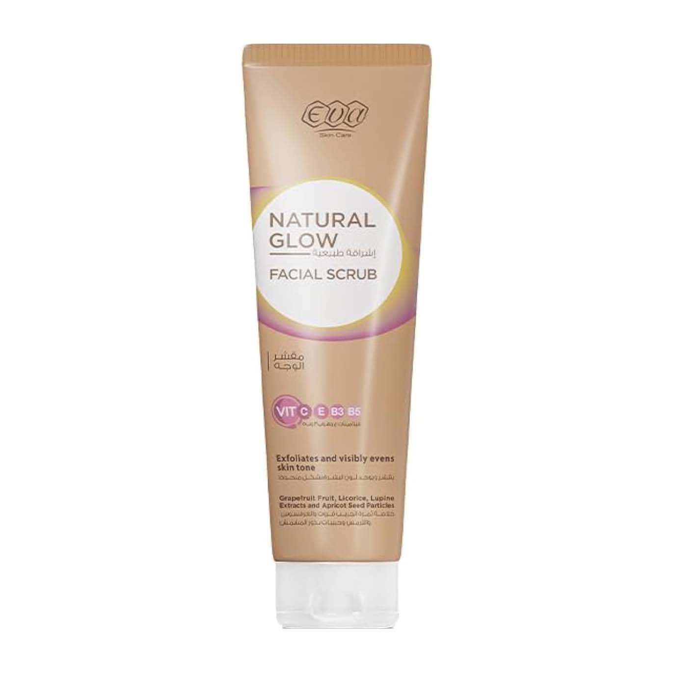 Eva Natural Glow Facial Scrub - 100gm - Bloom Pharmacy