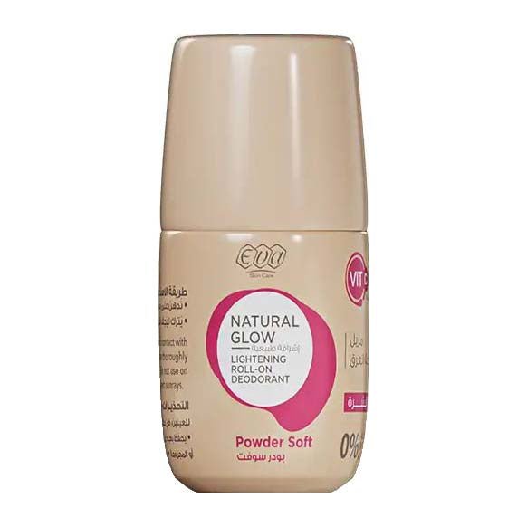 Eva Natural Glow Powder Soft Roll On Deodorant - 60gm - Bloom Pharmacy