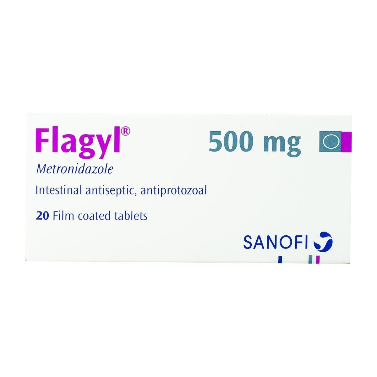 Flagyl 500 mg - 20 Tablets - Bloom Pharmacy