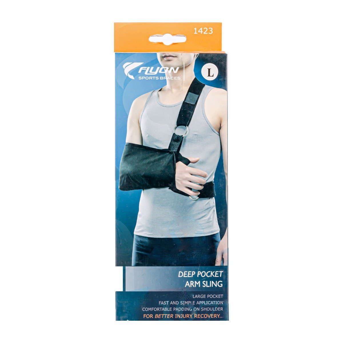 Flyon Deep Pocket Arm Sling Size (L) - Bloom Pharmacy