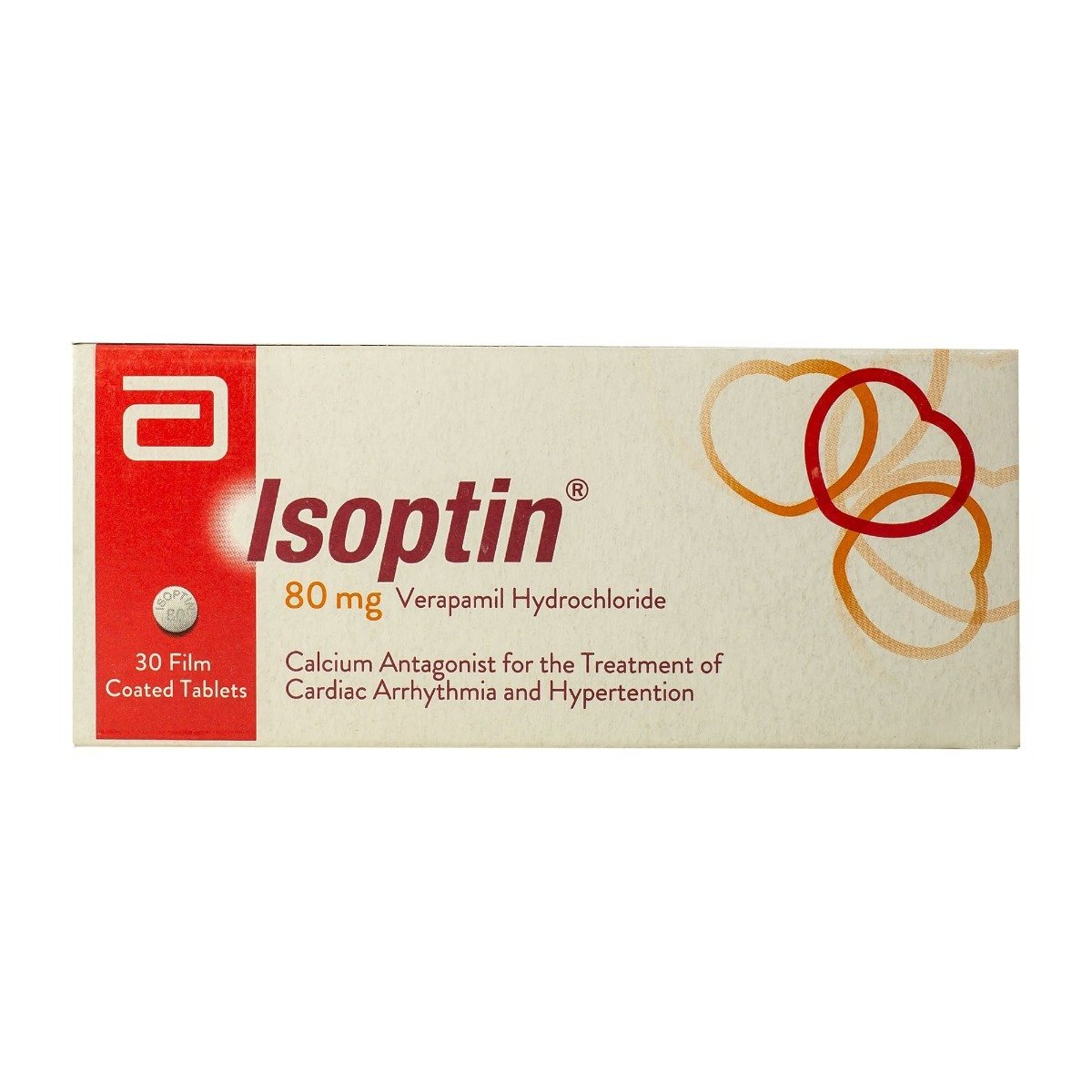 Isoptin 80 mg - 30 Tablets - Bloom Pharmacy