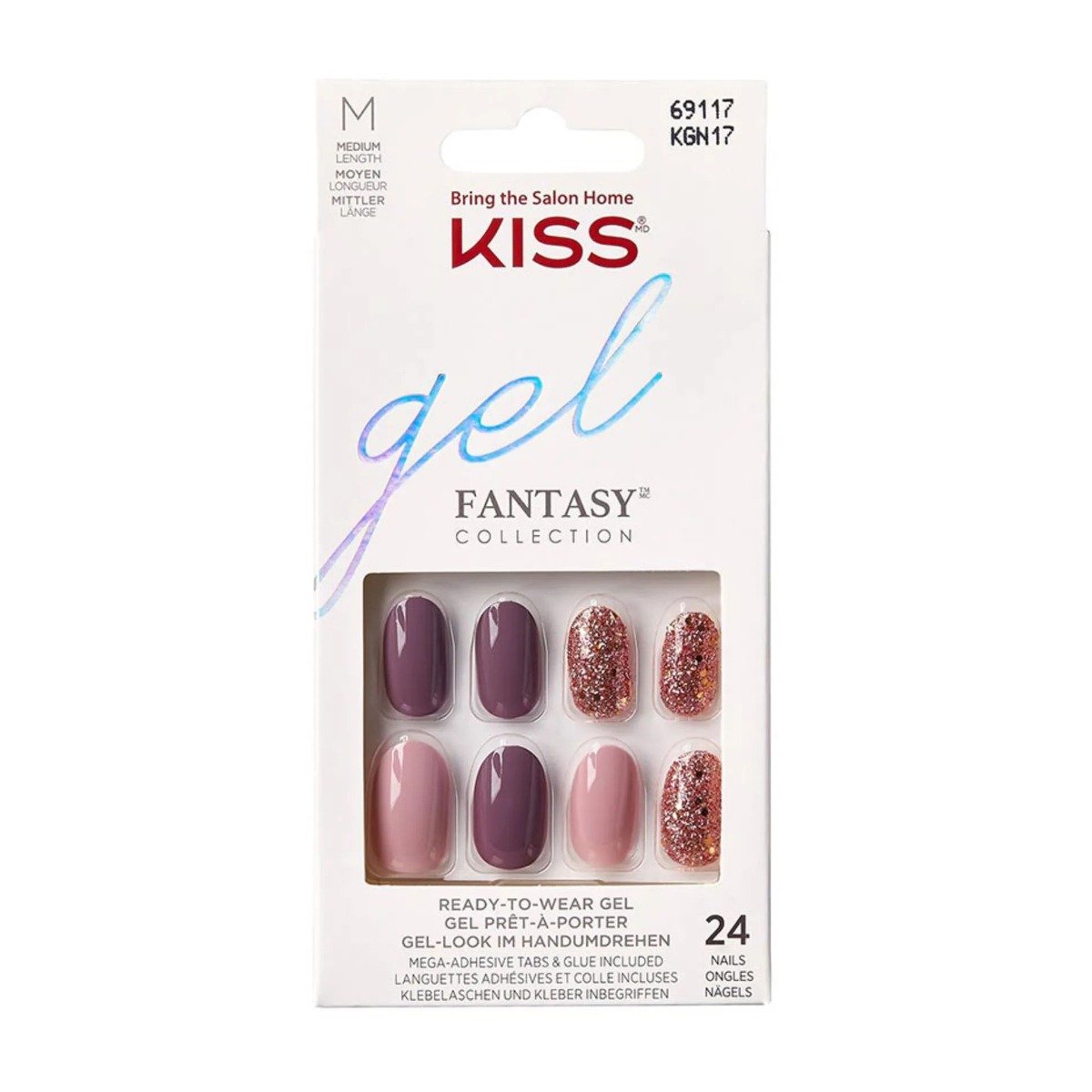 Kiss Gel Fantasy kGN17C Nails – 69117 | Bloom Pharmacy