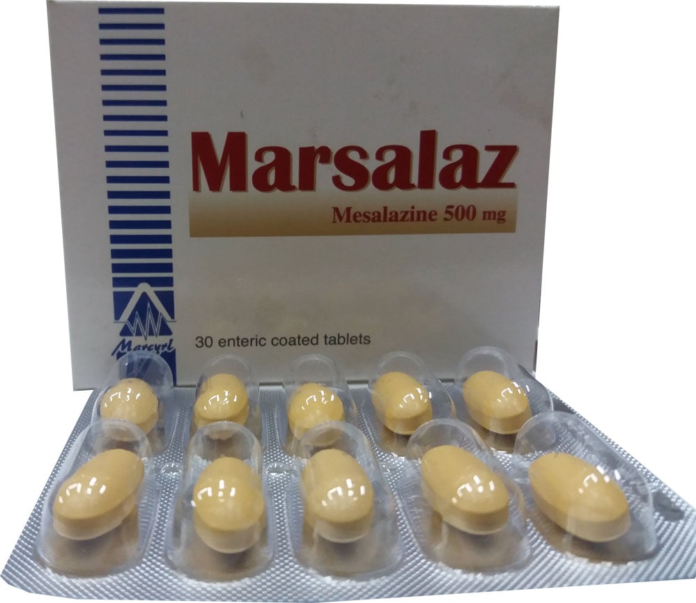 Marsalaz 500 mg - 30 Tablets - Bloom Pharmacy