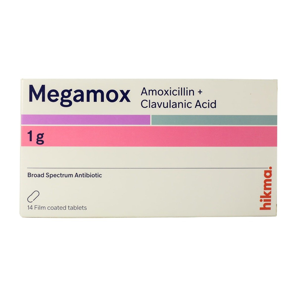 Megamox 1 gm - 14 Tablets - Bloom Pharmacy