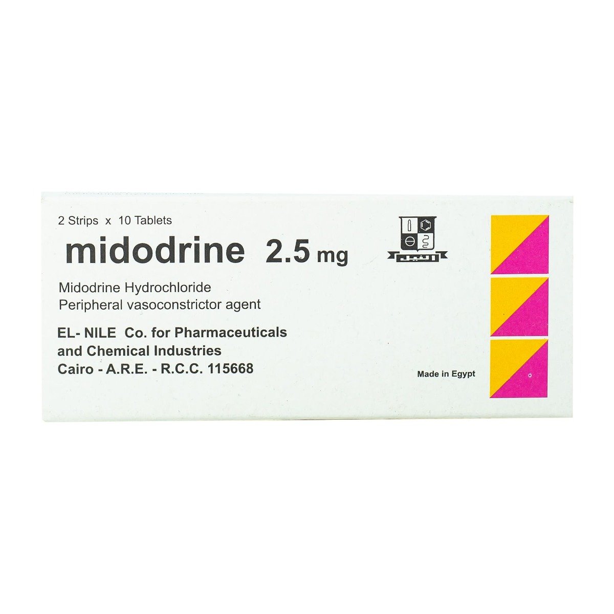 Midodrine 2.5 mg - 20 Tablets - Bloom Pharmacy