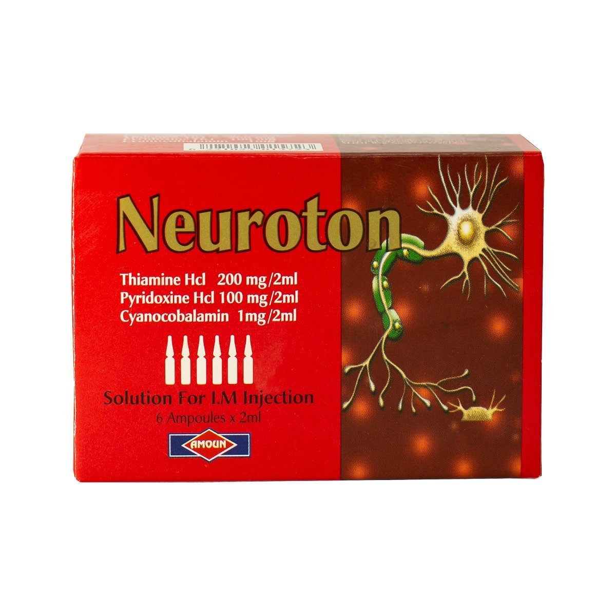 Neuroton - 6 Ampoules - Bloom Pharmacy