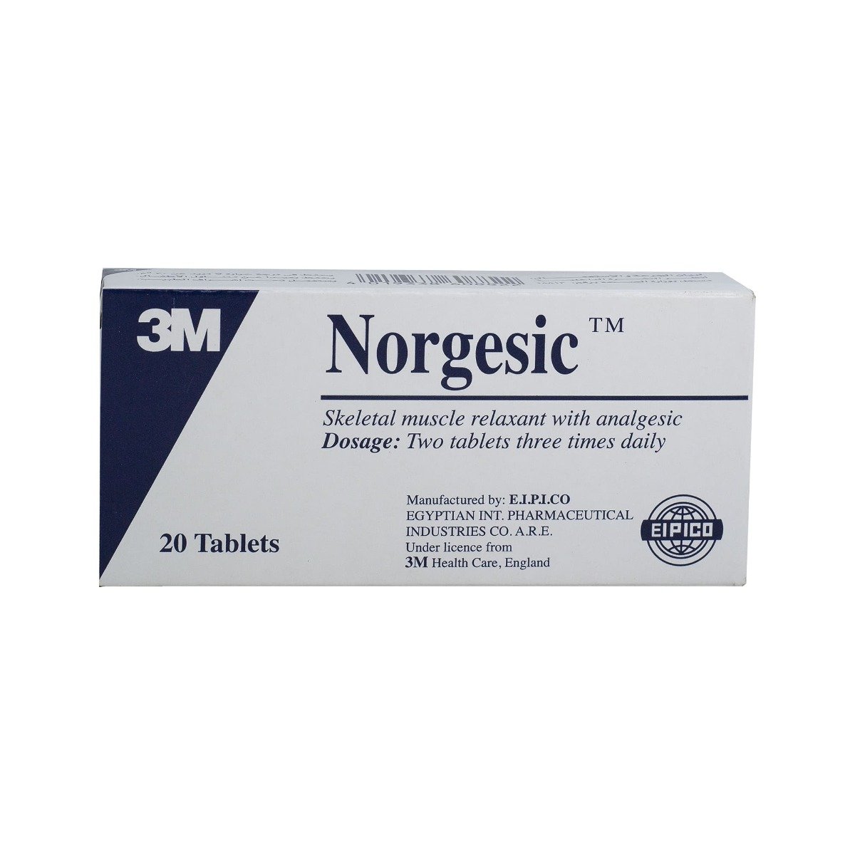 Norgesic - 20 Tablets - Bloom Pharmacy