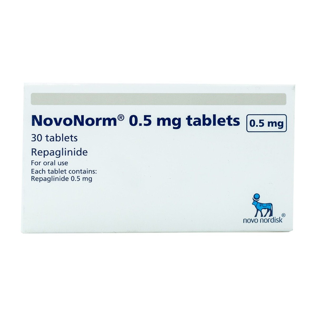 Novonorm 0.5 mg - 30 Tablets - Bloom Pharmacy