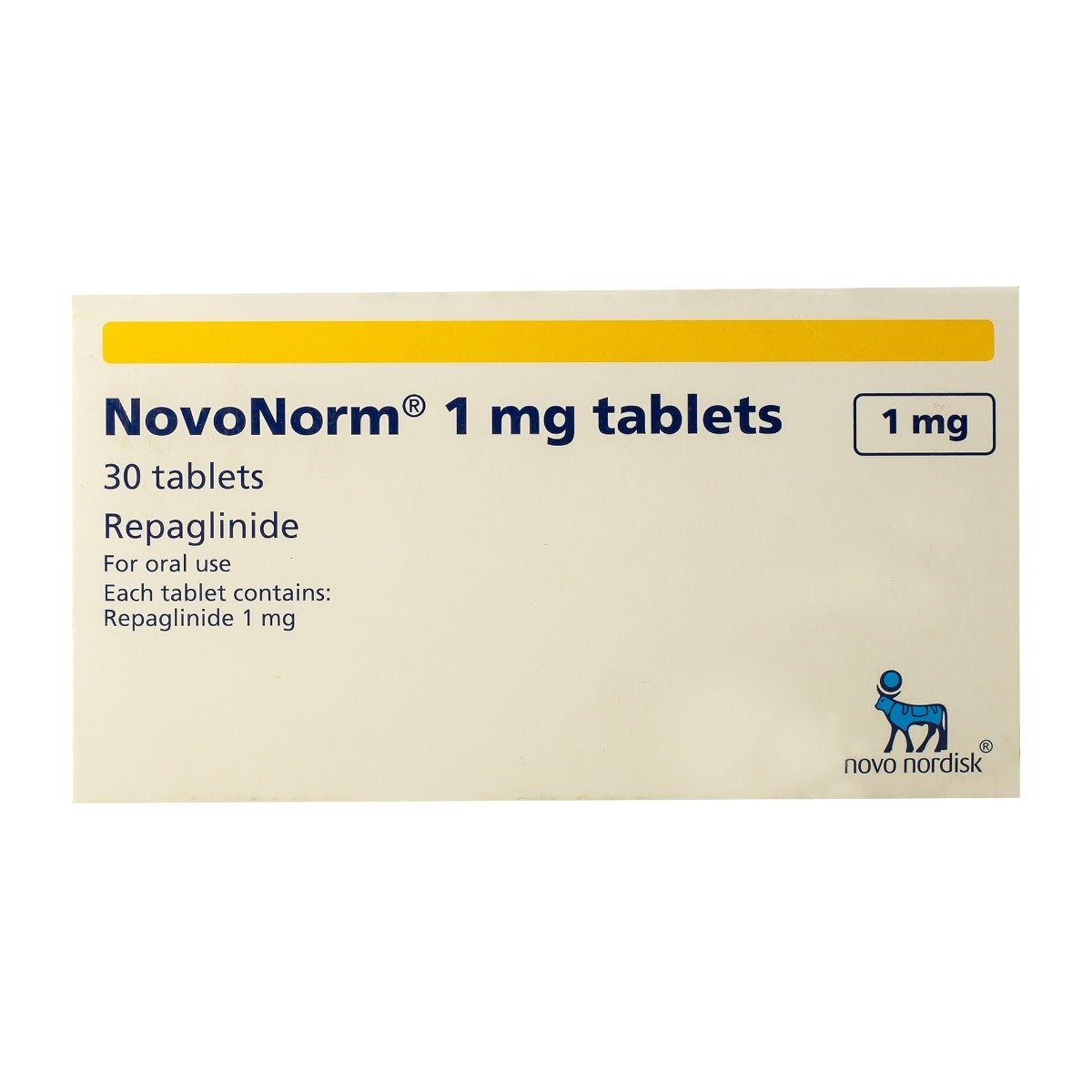 Novonorm 1 mg - 30 Tablets - Bloom Pharmacy