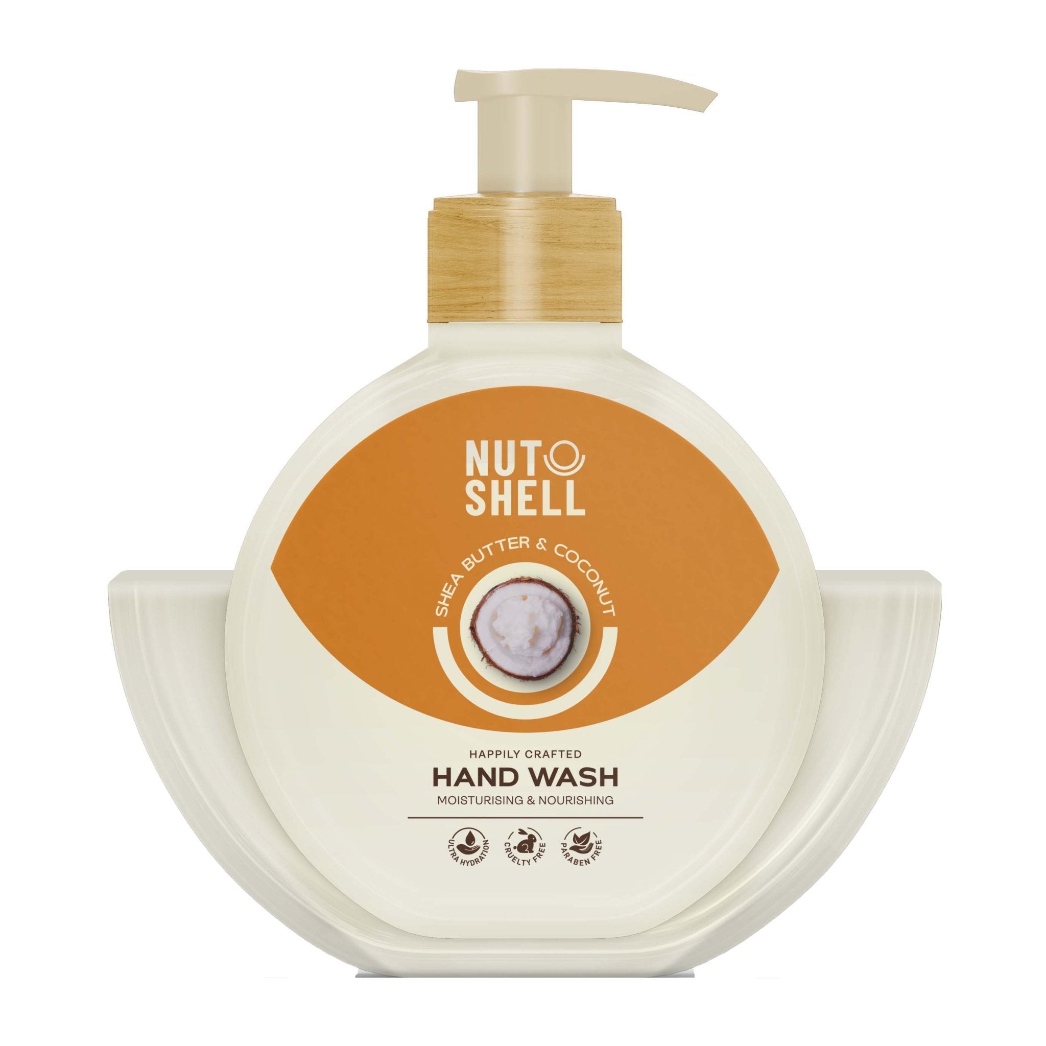 Nutshell Shea Butter & Coconut Hand Wash - 375ml - Bloom Pharmacy