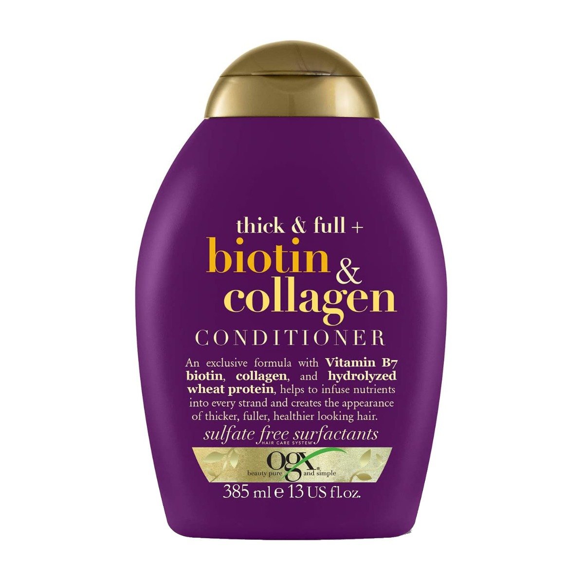 OGX Thick & Full Biotin And Collagen Conditioner - 385ml - Bloom Pharmacy