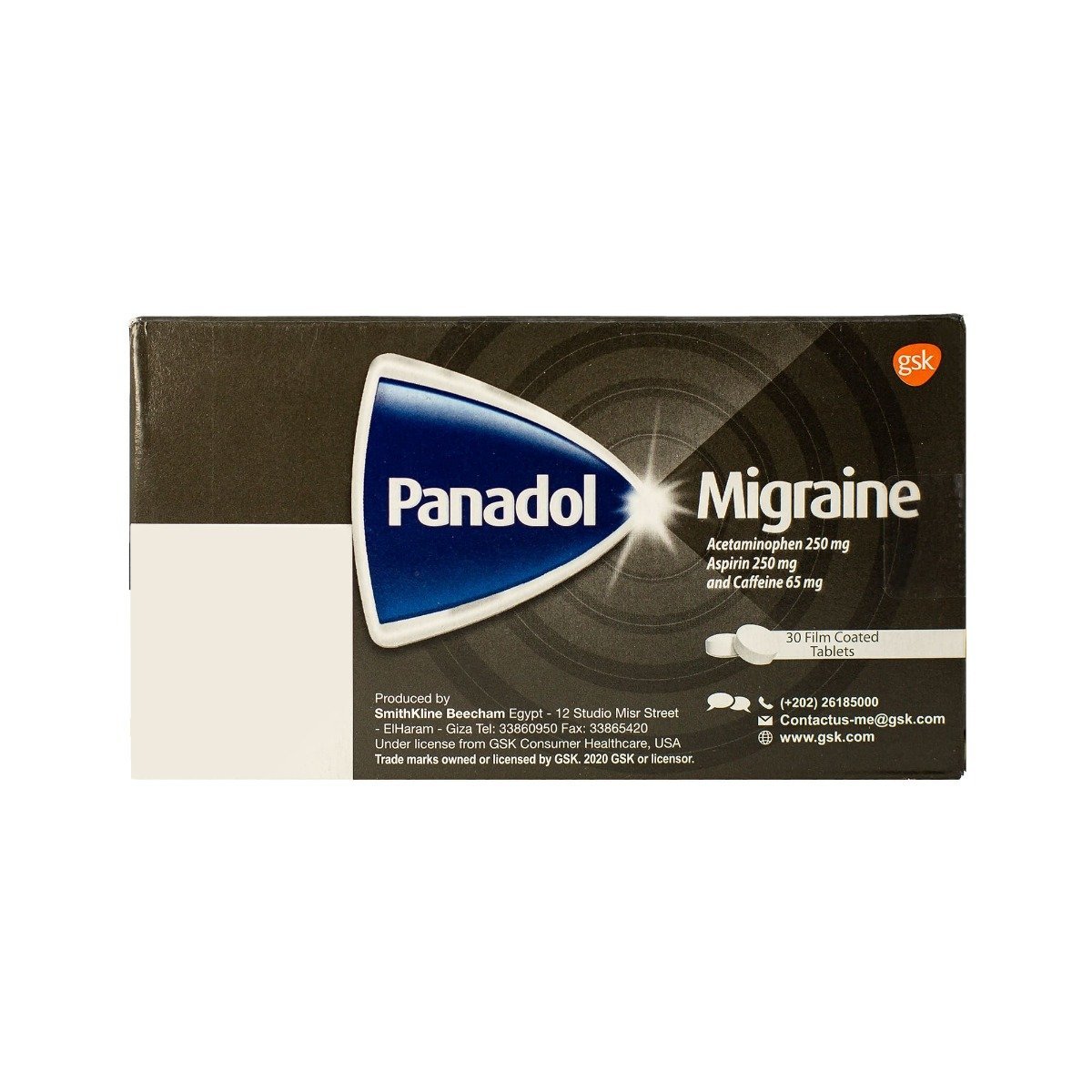 Panadol Migraine - 30 Tablets - Bloom Pharmacy