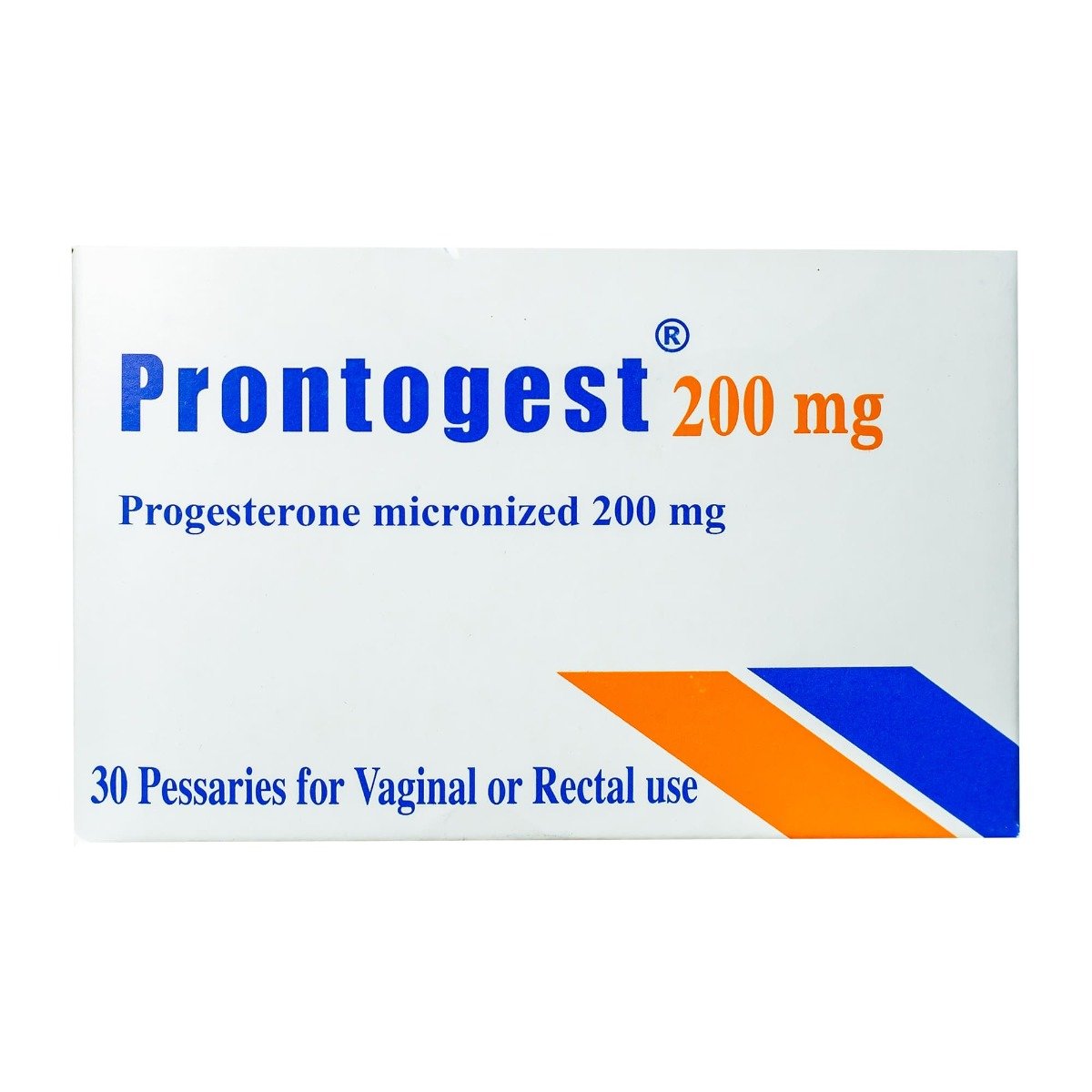 Prontogest 200 mg - 30 Vaginal Suppositories - Bloom Pharmacy