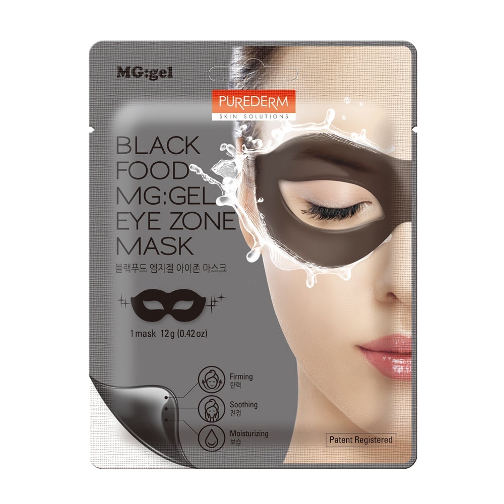 Purederm Black Food Gel Eye Zone Mask - Bloom Pharmacy