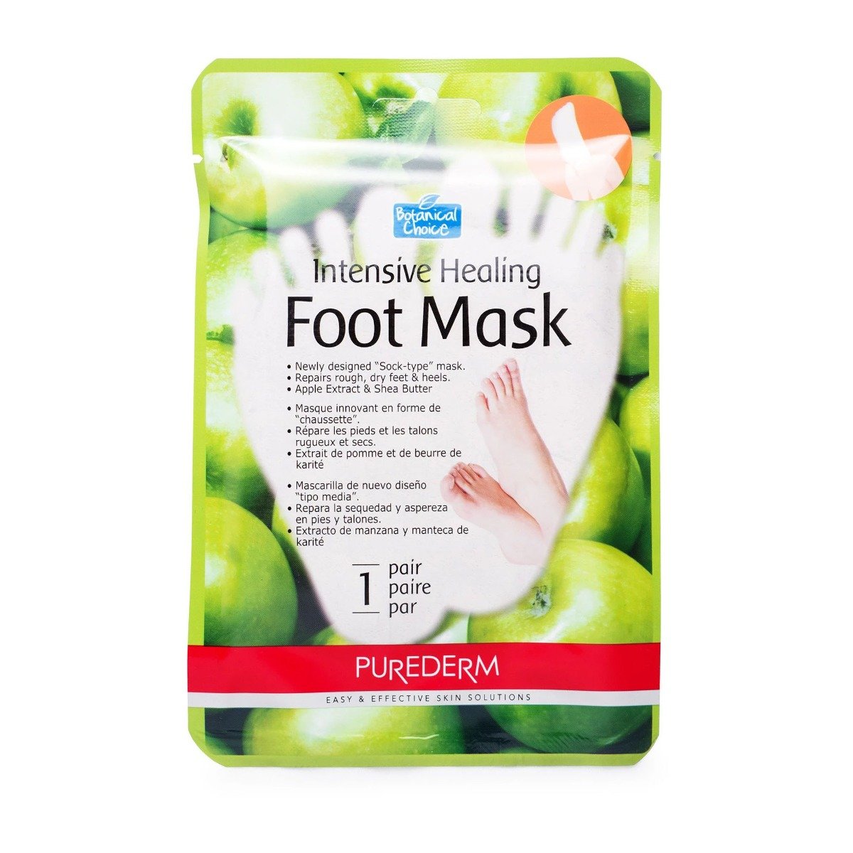 Purederm Intensive Healing Foot Mask - 16gm - Bloom Pharmacy