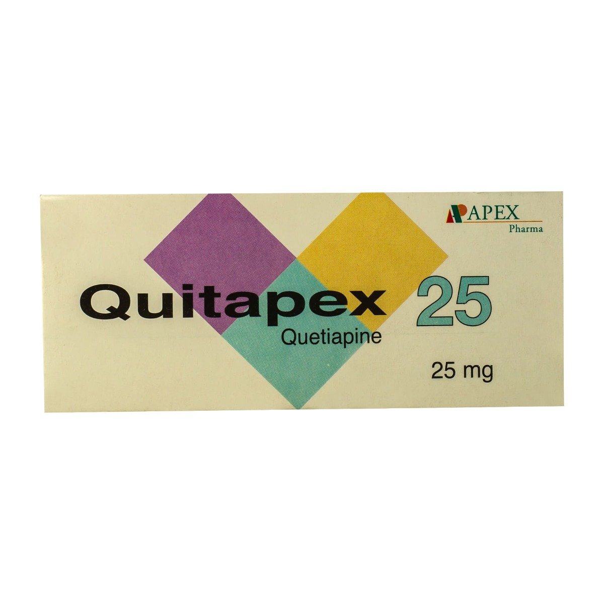 Quitapex 25 mg - 30 Tablets - Bloom Pharmacy