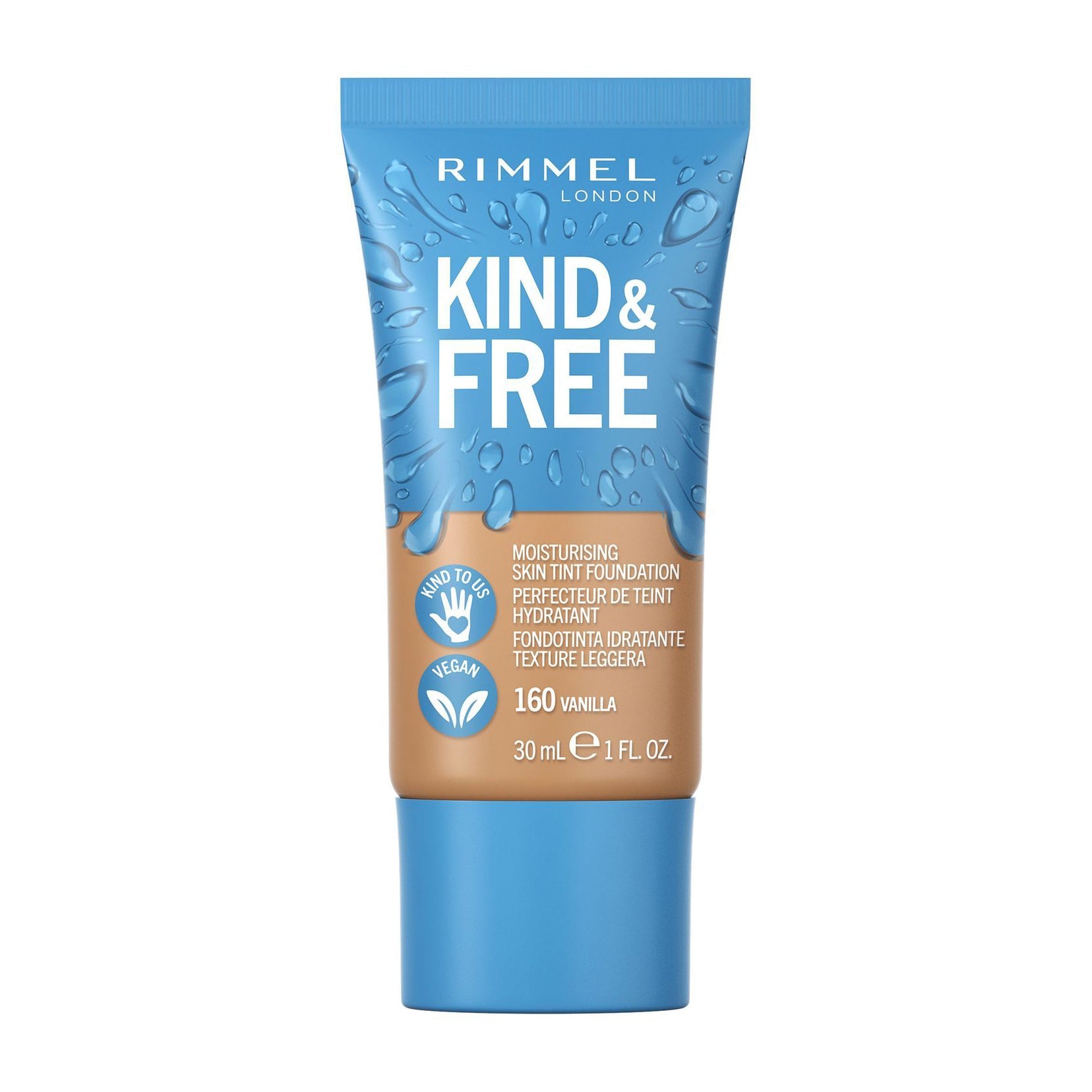 Rimmel Kind & Free Moisturising Skin Tint Foundation 30ml - Bloom Pharmacy