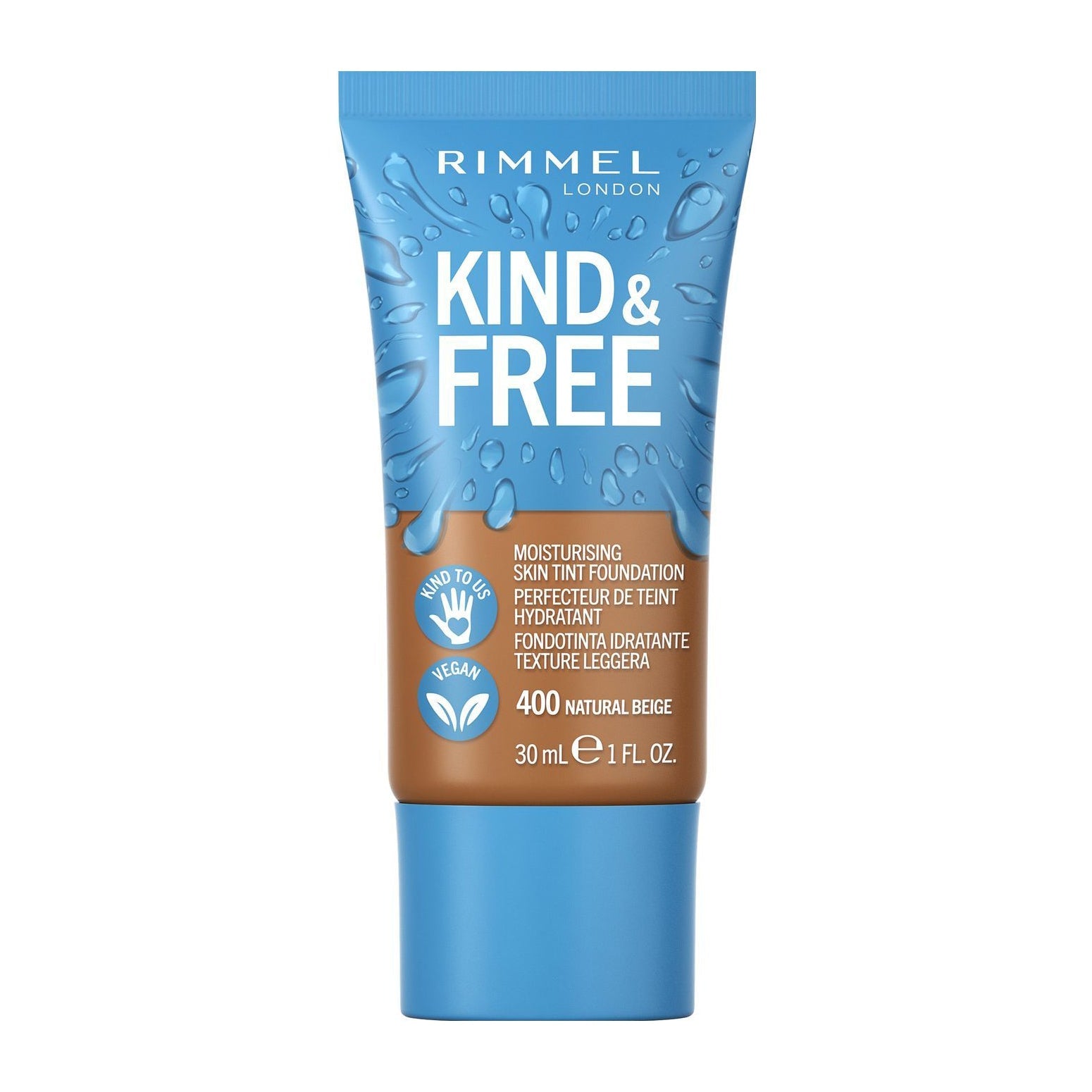 Rimmel Kind & Free Moisturising Skin Tint Foundation 30ml - Bloom Pharmacy