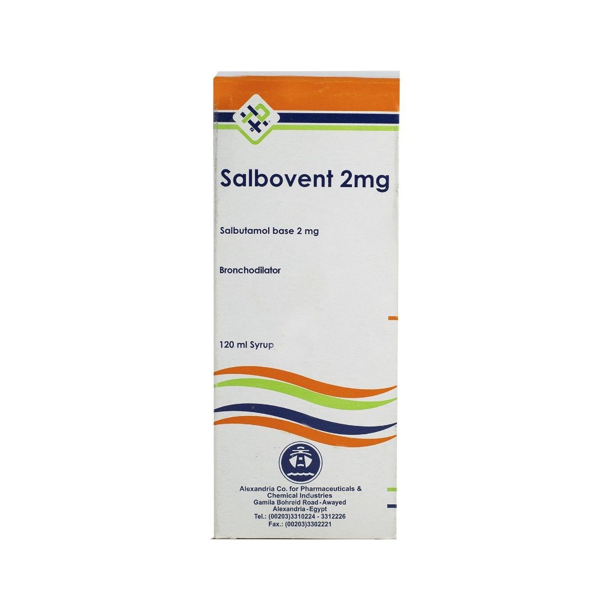 Salbovent 2 mg Syrup - 120 ml - Bloom Pharmacy