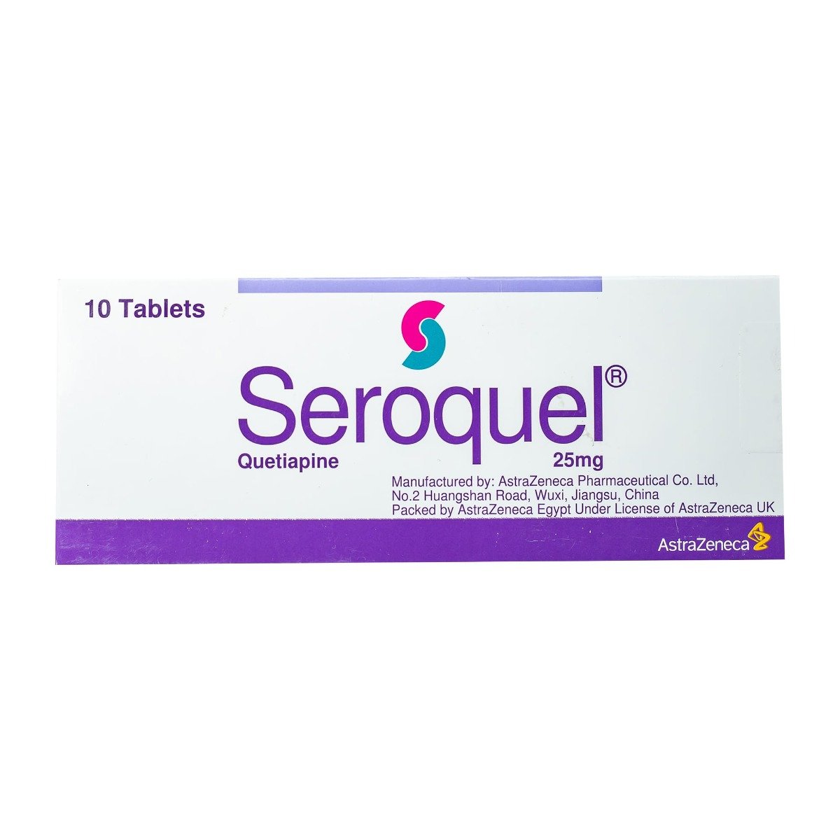 Seroquel 25 mg - 10 Tablets - Bloom Pharmacy