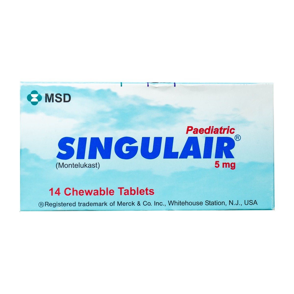 Singulair 5 mg - 14 Chewable Tablets - Bloom Pharmacy