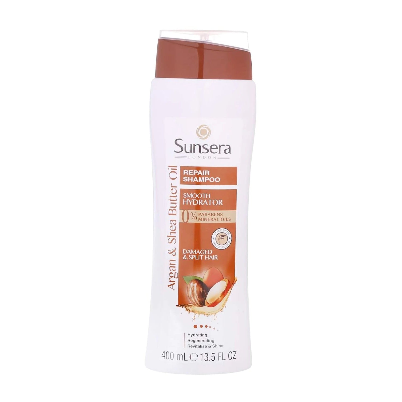 Sunsera Repair Shampoo with Shea Butter and Argan Oil – 400ml - Bloom Pharmacy