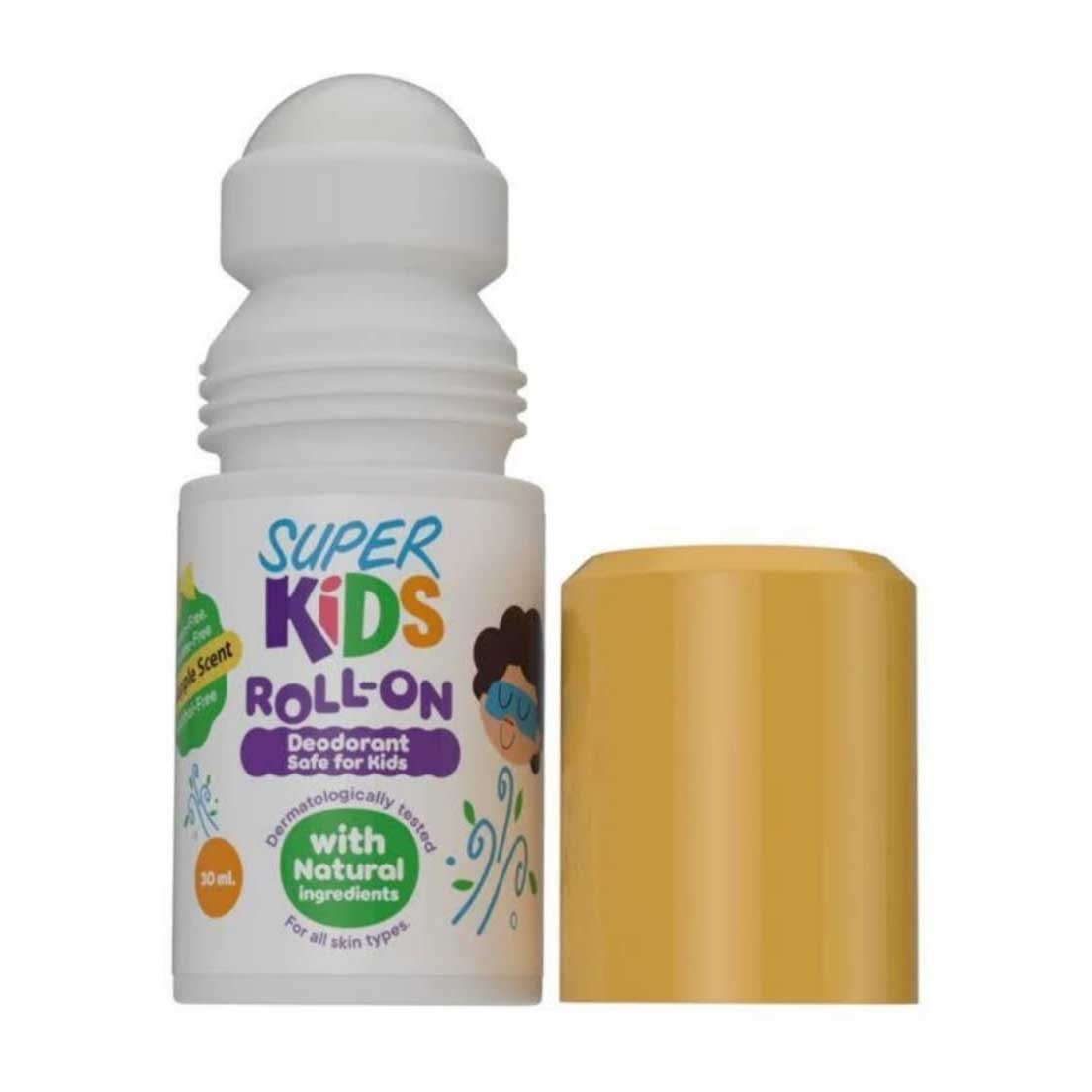 Super Kids Pineapple Scent Roll-On Deodorant – 30ml - Bloom Pharmacy