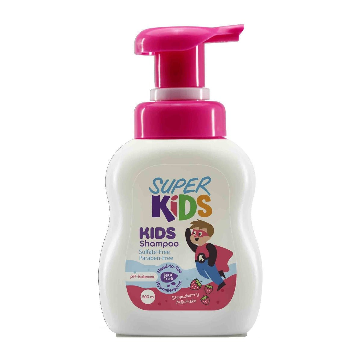 Super Kids Strawberry Milkshake Shampoo – 300ml - Bloom Pharmacy