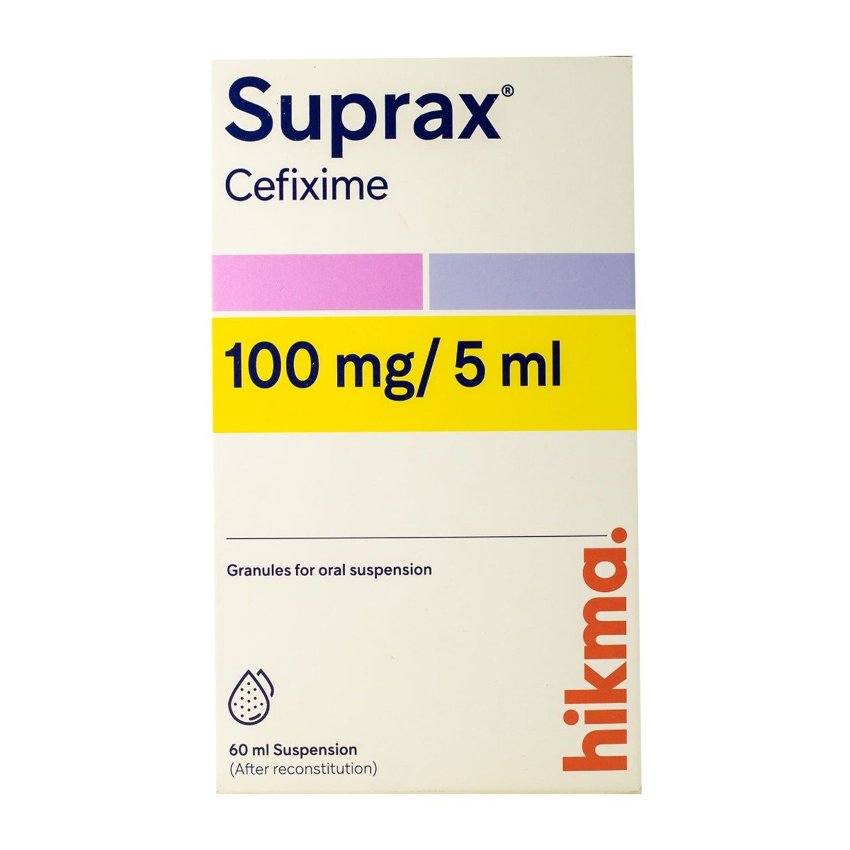 Suprax 100 mg-5 ml Suspension - 60 ml - Bloom Pharmacy