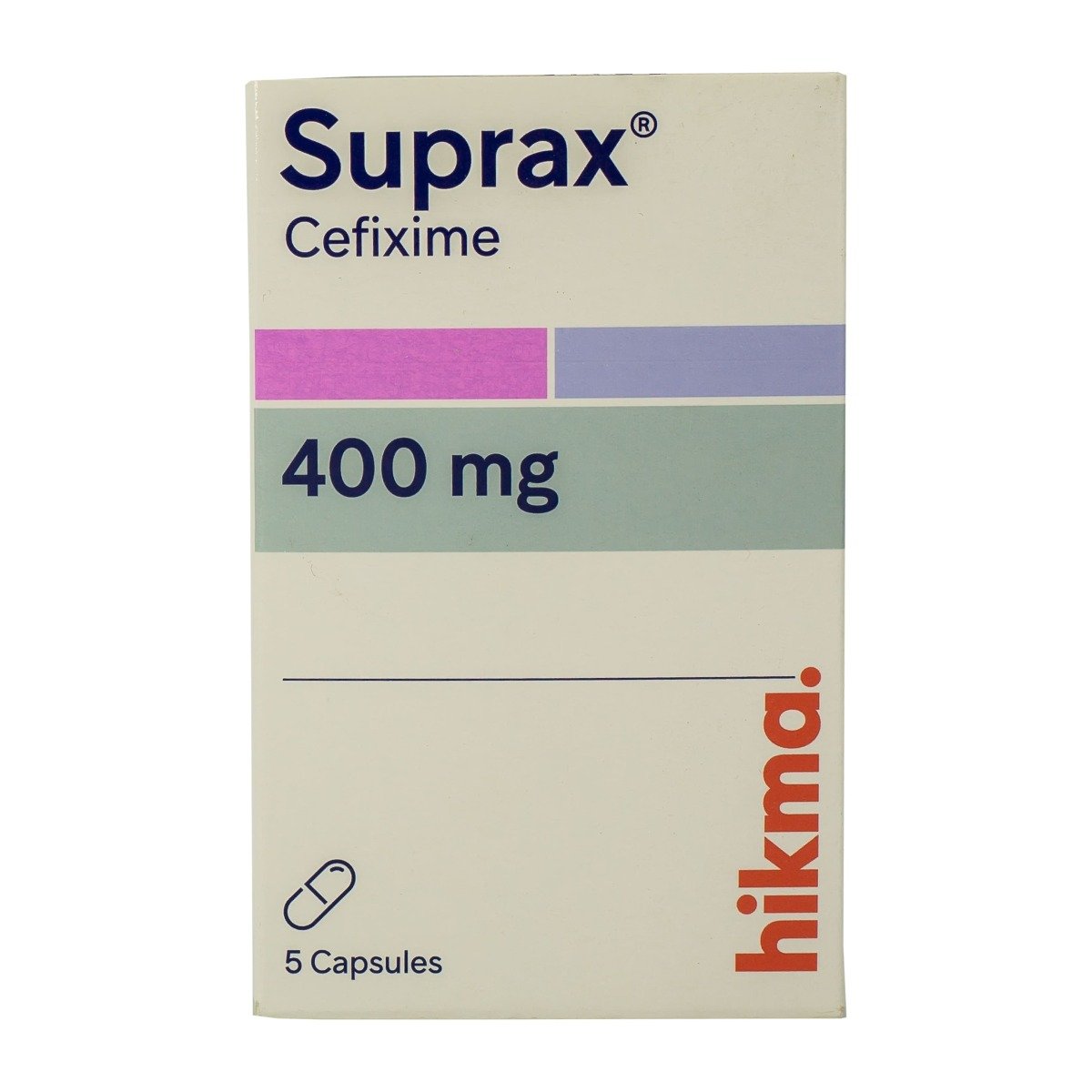 Suprax 400 mg - 5 Capsules - Bloom Pharmacy