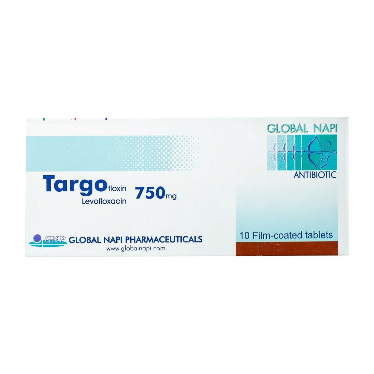 Targofloxin 750 mg - 10 Tablets - Bloom Pharmacy