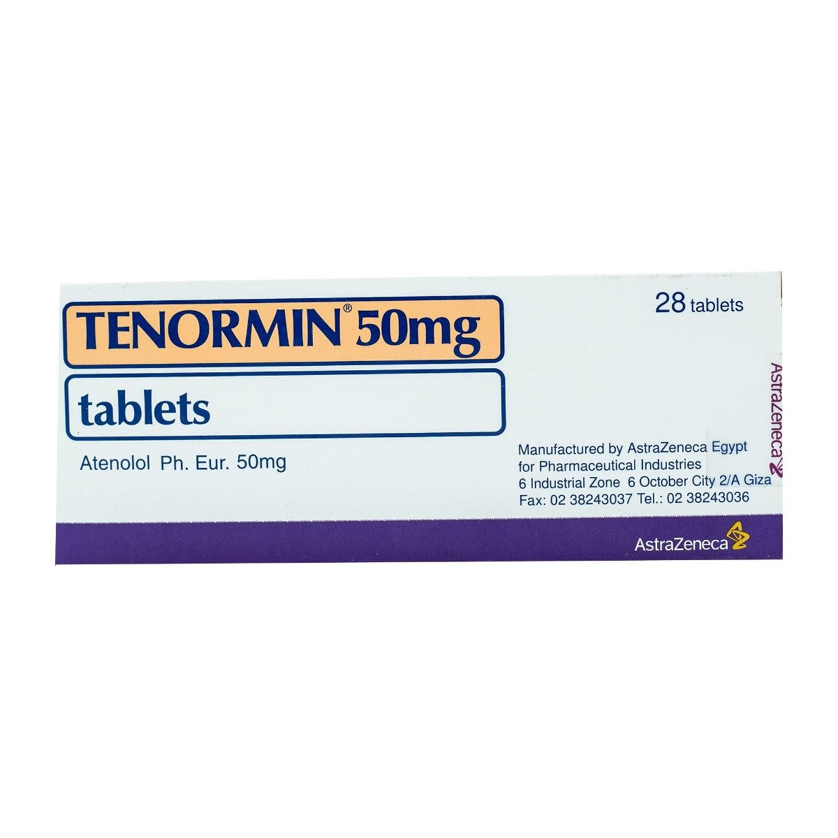 Tenormin 50 mg - 28 Tablets - Bloom Pharmacy