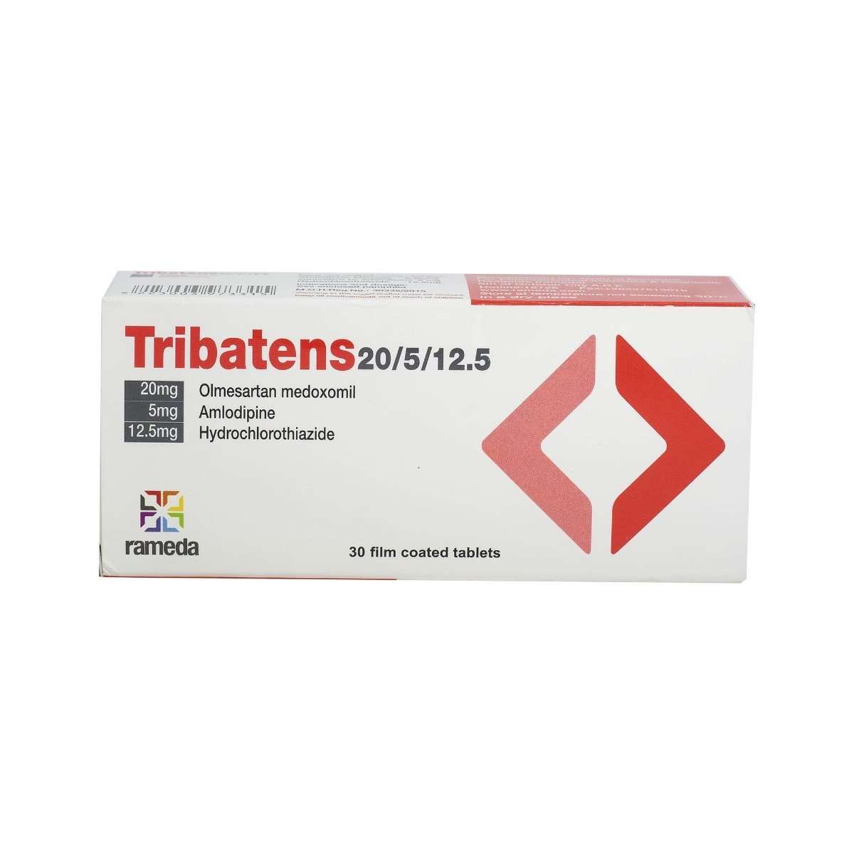 Tribatens 20 mg-5 mg-12.5 mg - 30 Tablets - Bloom Pharmacy