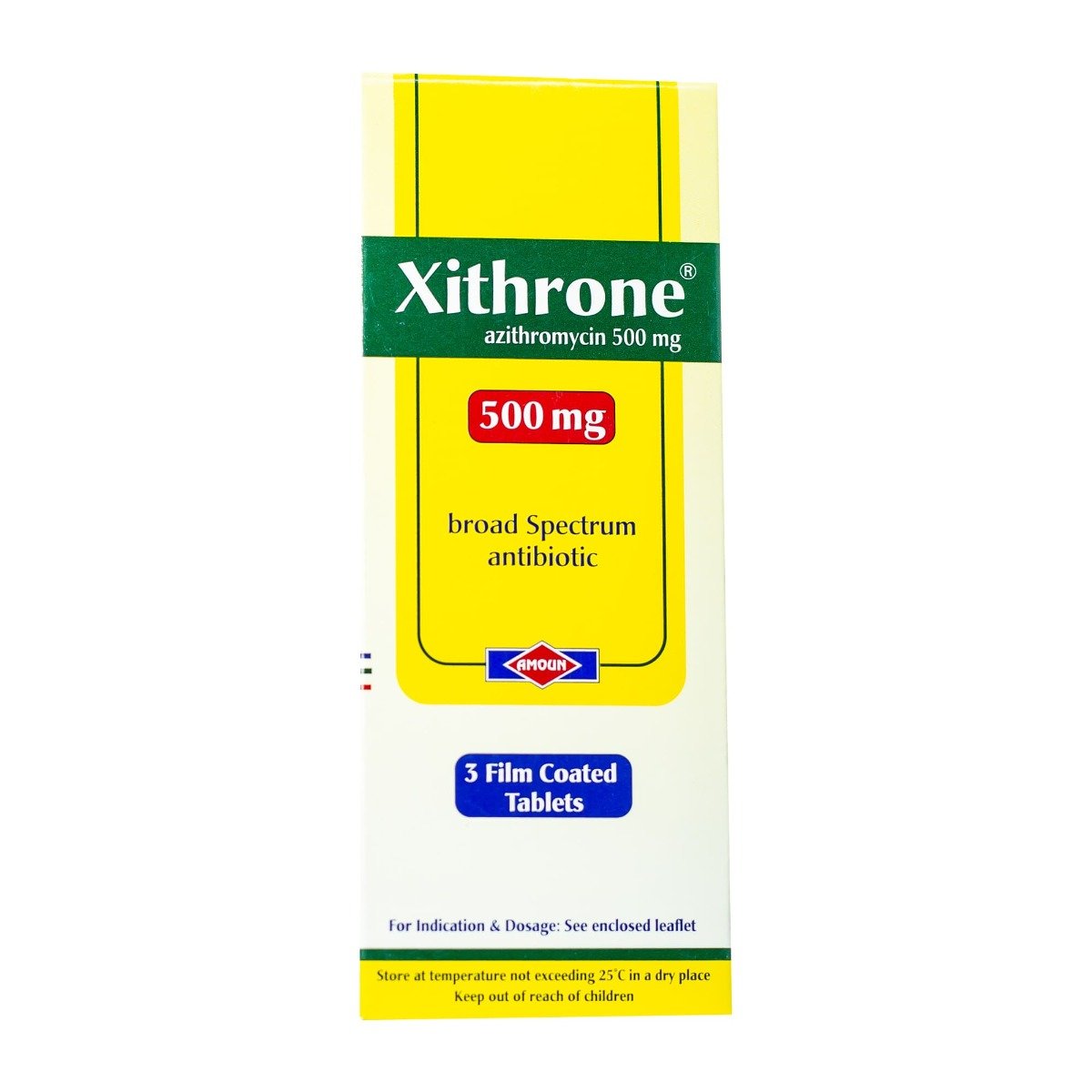 Xithrone 500 mg - 3 Tablets - Bloom Pharmacy